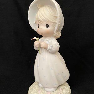 Precious Moments He Loves Me Porcelain Figurine